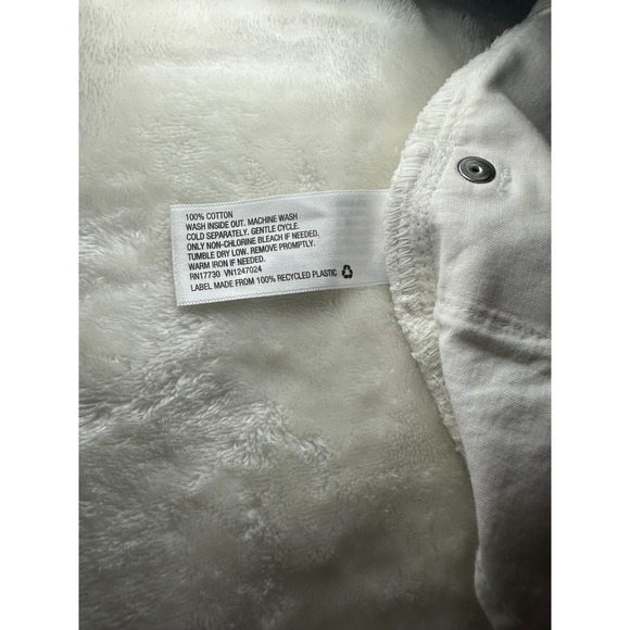 Wild Fable Women Shorts-00 White MultiColor Splatter Pattern Highest Rise Jean - Picture 5 of 9